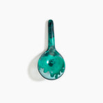 Dinosaur Designs Large Round Spoon Tableware in Mineral Swirl Colour resin