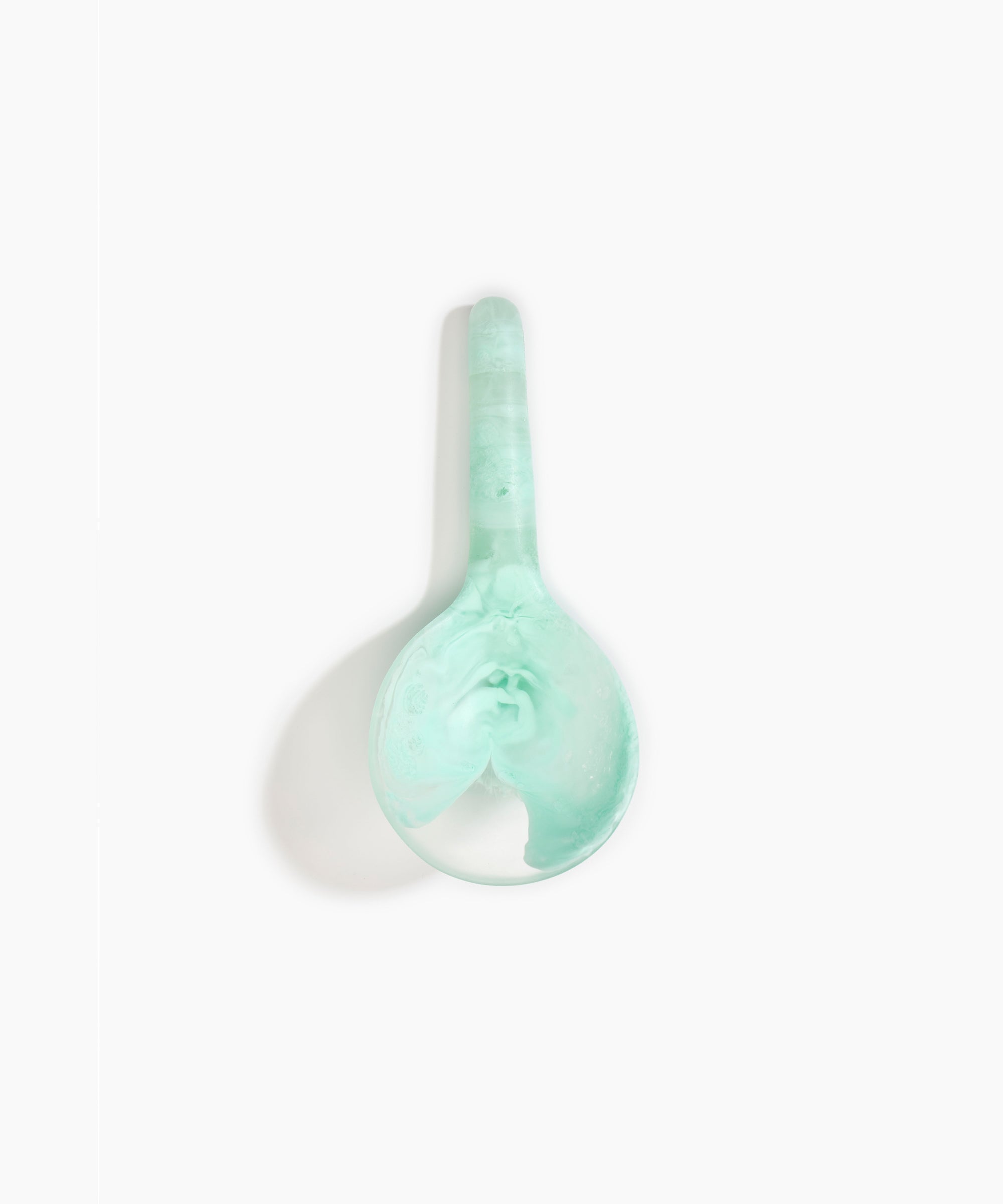 Dinosaur Designs Large Round Spoon Tableware in Mint Colour resin