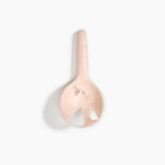 Dinosaur Designs Large Round Spoon Tableware in Rose Swirl Colour resin