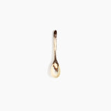 Dinosaur Designs Stone Spoon in Cappuccino Colour resin..