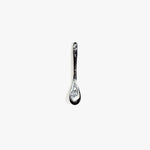 Dinosaur Designs Shell Spoon in Black Marble color resin