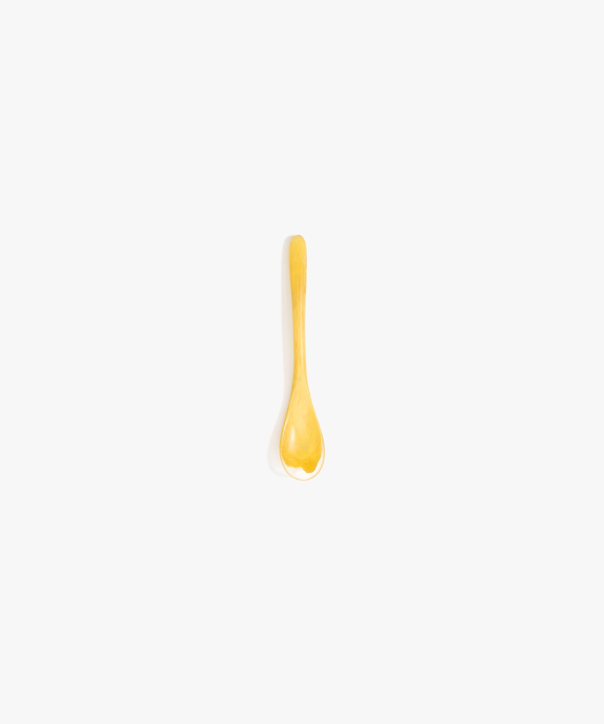 Dinosaur Designs Shell Spoon in Pollen color resin