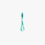 Dinosaur Designs Shell Spoon in Lagoon color resin