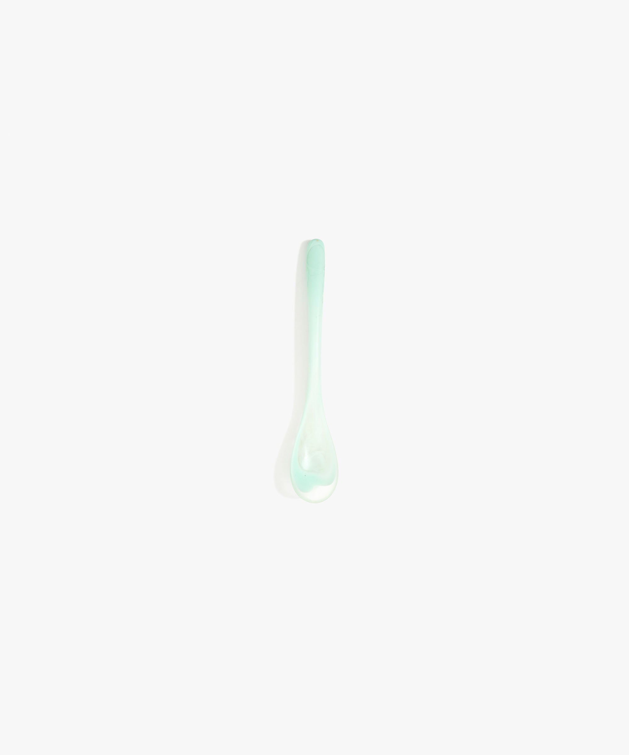 Dinosaur Designs Shell Spoon in Mint color resin