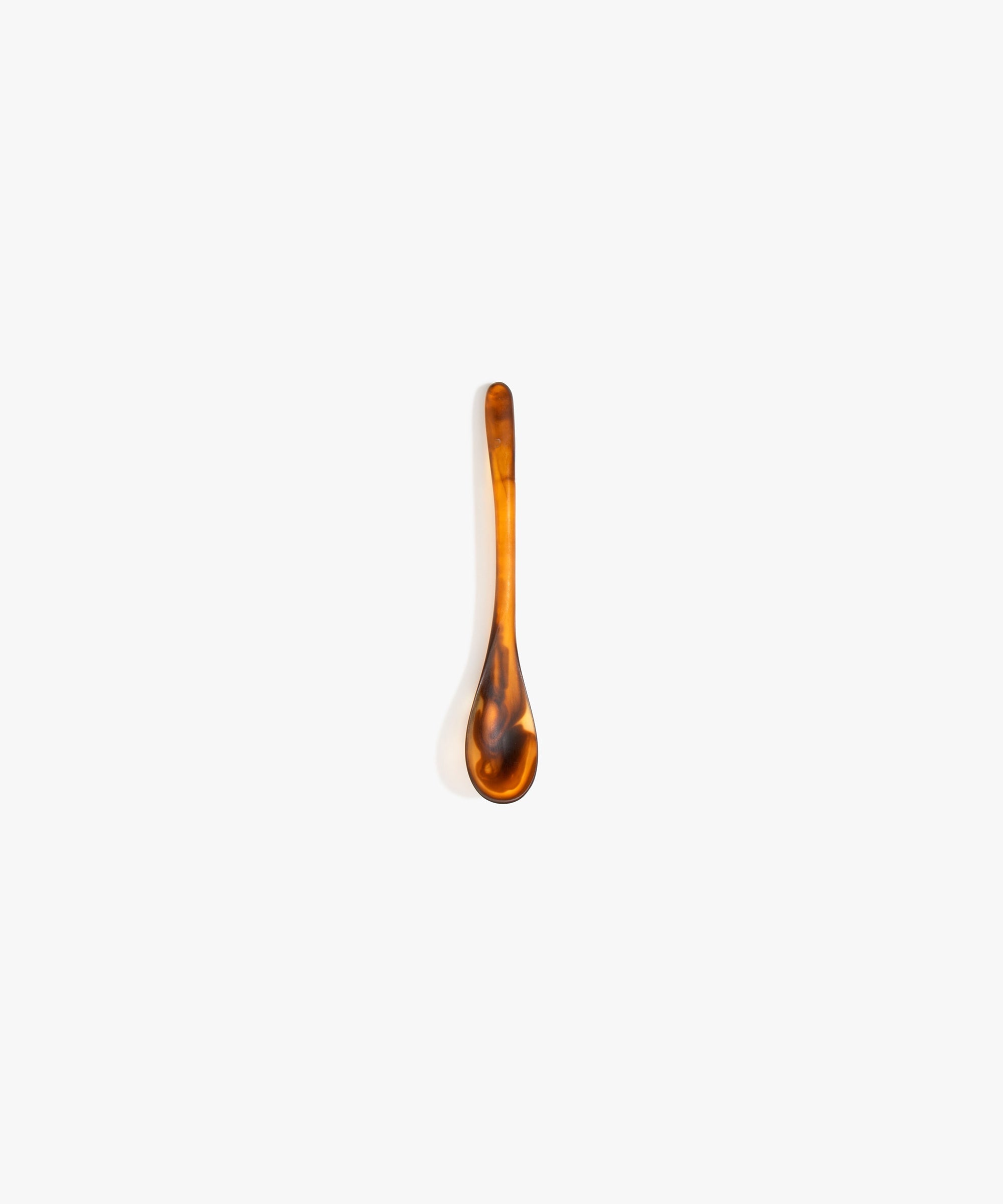Dinosaur Designs Shell Spoon in Tortoise color resin
