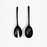 Dinosaur Designs Long Stone Servers Tableware in Black Colour resin