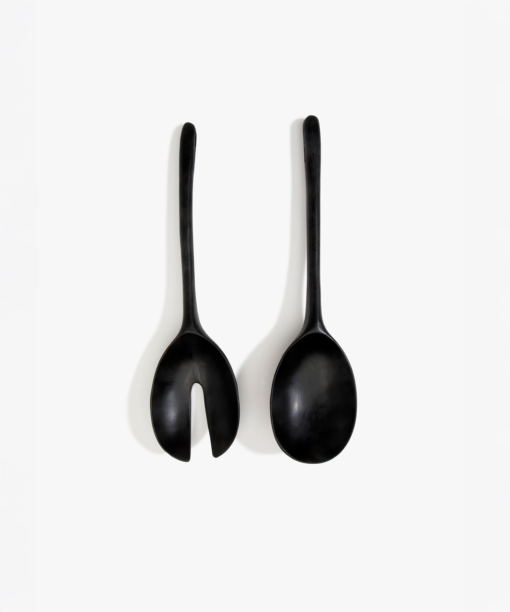 Dinosaur Designs Long Stone Servers Tableware in Black Colour resin