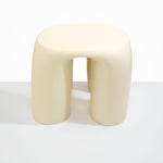 Dinosaur Designs 4 Leg Rock Tower Table in Cream Colour resin