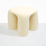 Dinosaur Designs TABRCKTOW 4 Leg Rock Tower Table CREAM