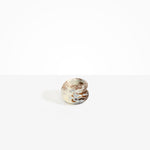 Dinosaur Designs Small Chestnut Vase in Cappuccino color resin