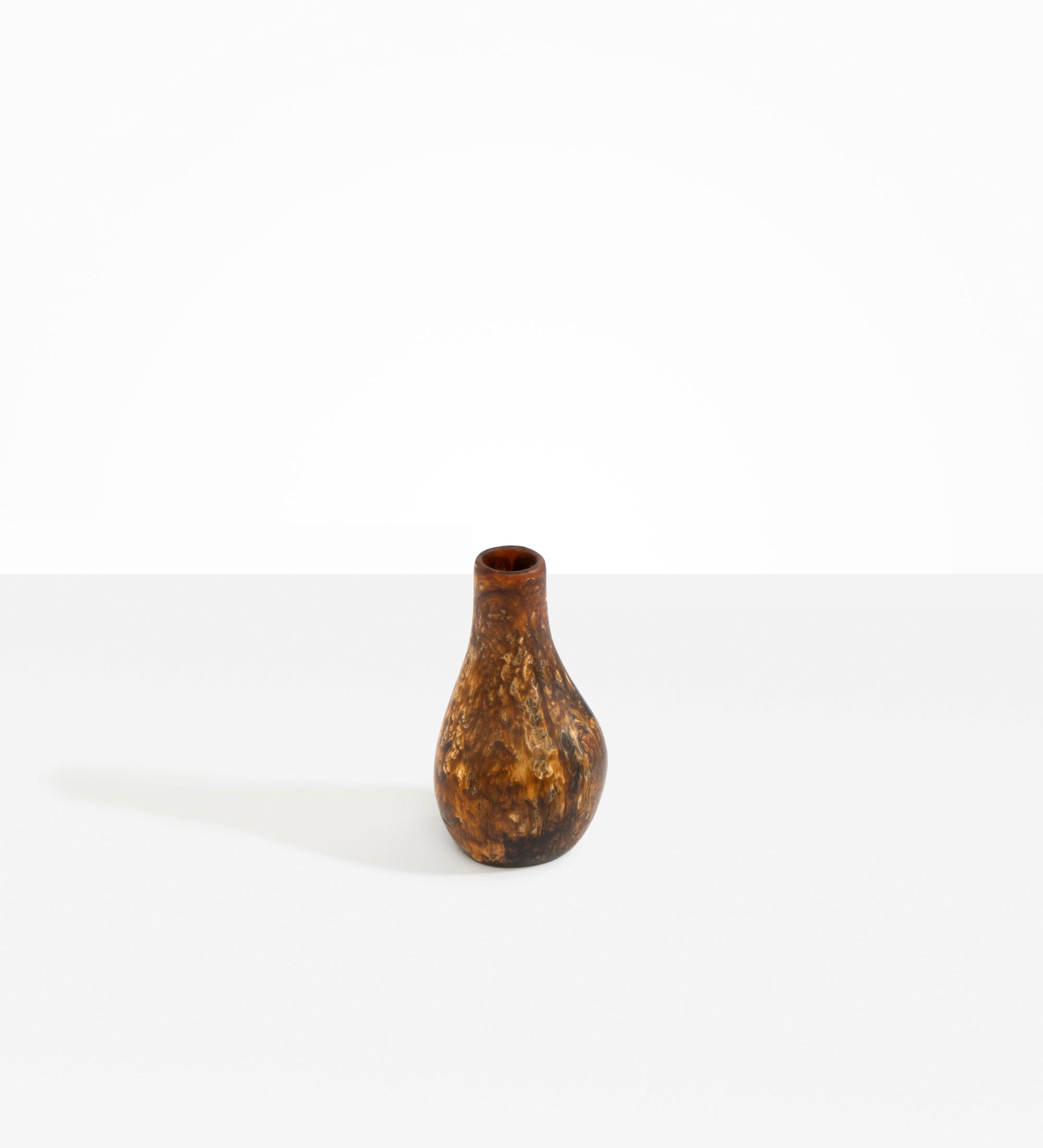 Dinosaur Designs Medium Liquid Vase Vases in Dark Horn color resin
