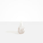 Dinosaur Designs Medium Liquid Vase in Snow Swirl Colour resin..