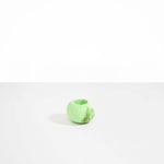 Dinosaur Designs Small Moss Vase in Grass Colour resin..