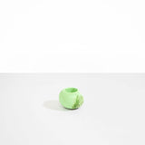 Dinosaur Designs Small Moss Vase in Grass Colour resin..