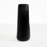 Dinosaur Designs Tall Pebble Vase in Black Colour resin.