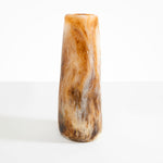 Dinosaur Designs Tall Pebble Vase in Light Horn Colour resin.