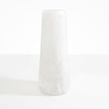 Dinosaur Designs Tall Pebble Vase Vases in Snow Swirl Colour resin