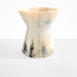 Dinosaur Designs Extra Large Bow Vase in Sandy Pearl Colour resin.