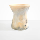 Dinosaur Designs Extra Large Bow Vase in Sandy Pearl Colour resin.