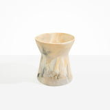 Dinosaur Designs Large Bow Vase in Sandy Pearl Colour resin.