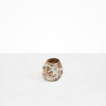 Dinosaur Designs Medium Volcanic Vase in Cappuccino Colour resin..