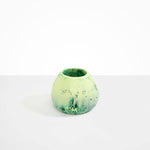 Dinosaur Designs Volcanic Vase in Grass Colour resin..