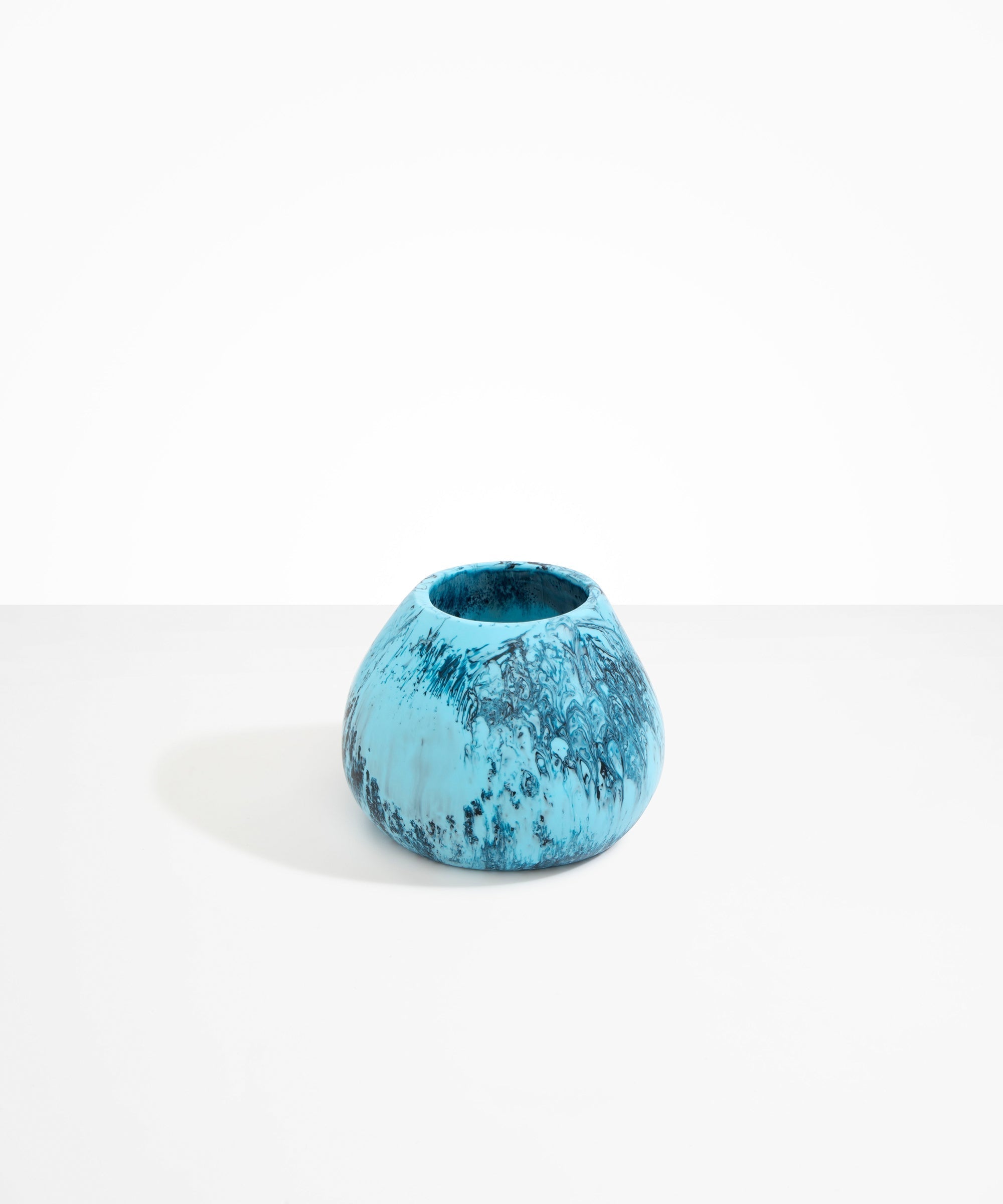 Dinosaur Designs Volcanic Vase in Water Colour resin..