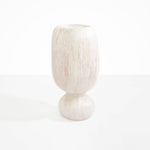 Dinosaur Designs Tall Rockpool Vase in Chalk Swirl Colour resin.