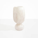Dinosaur Designs Tall Rockpool Vase in Chalk Swirl Colour resin