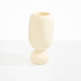 Dinosaur Designs Tall Rockpool Vase Vases in Cream Colour resin 