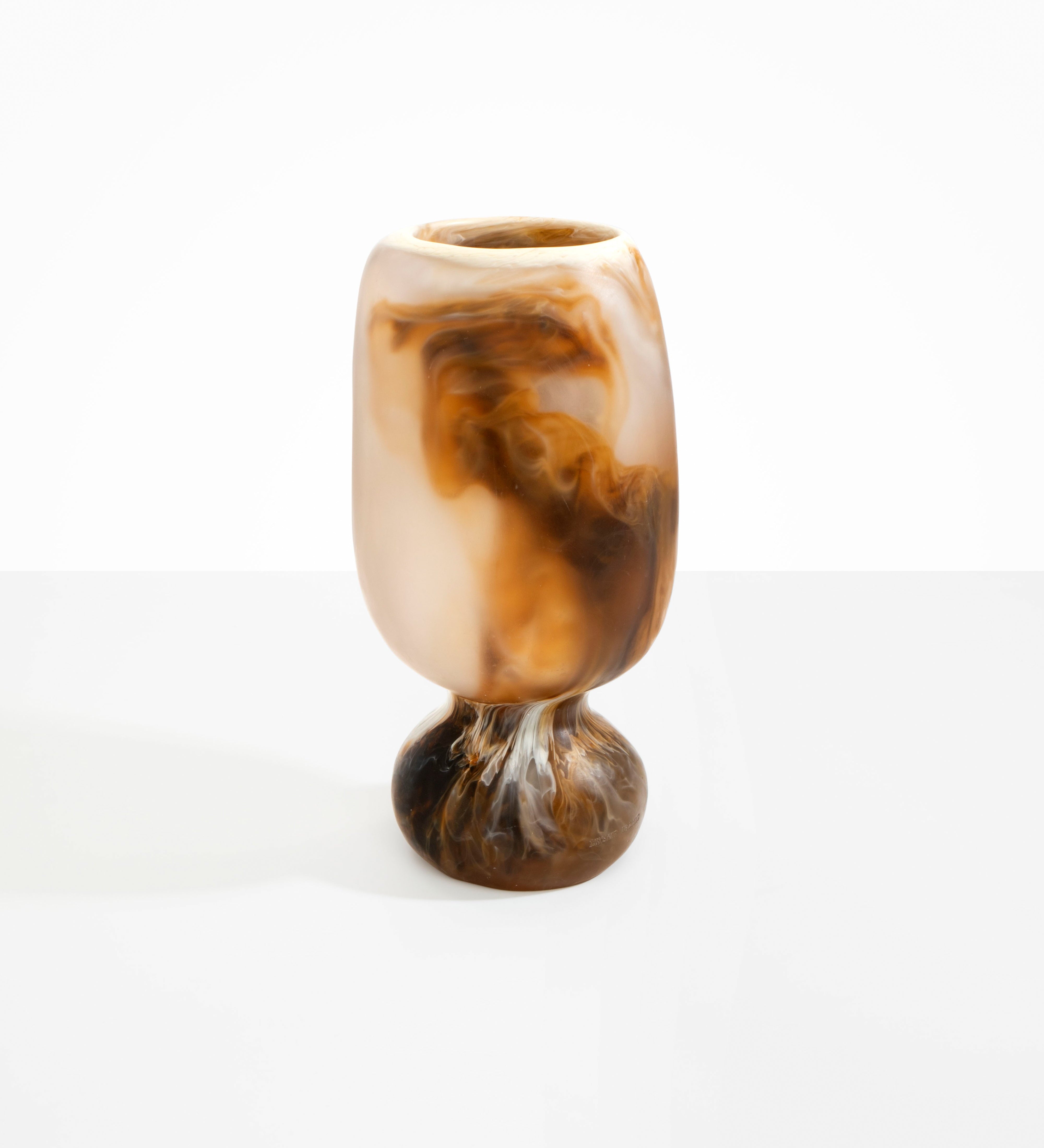 Dinosaur Designs Tall Rockpool Vase Vases in Light Horn Colour resin 
