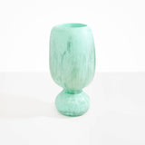 Dinosaur Designs Tall Rockpool Vase in Mint Colour resin.
