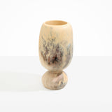 Dinosaur Designs Tall Rockpool Vase in Sandy Pearl Colour resin.