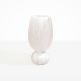 Dinosaur Designs Tall Rockpool Vase in Snow Swirl Colour resin