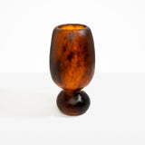 Dinosaur Designs Tall Rockpool Vase in Tortoise Colour resin.