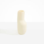 Dinosaur Designs Medium Studio Vase in Cream color resin