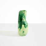 Dinosaur Designs Medium Studio Vase in Grass color resin