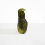 Dinosaur Designs Medium Studio Vase in Malachite Colour resin.