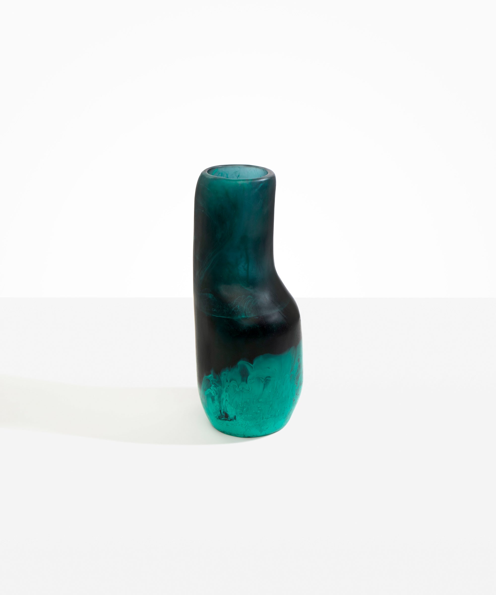 Dinosaur Designs Medium Studio Vase in Mineral Swirl color resin