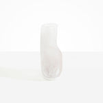 Dinosaur Designs Medium Studio Vase in Snow Swirl color resin