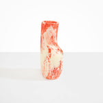 Dinosaur Designs Medium Studio Vase in Strawberry color resin