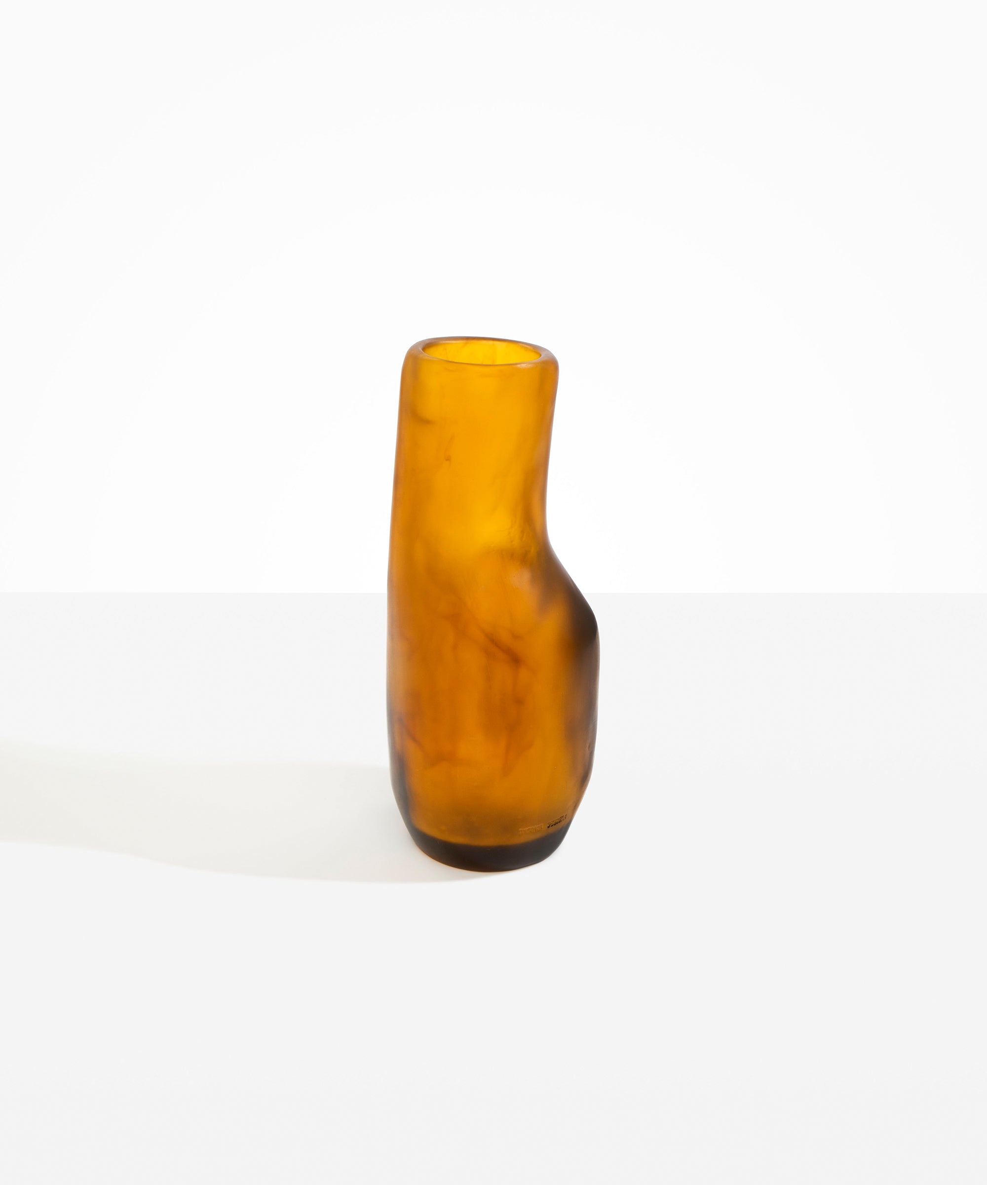 Dinosaur Designs Medium Studio Vase in Tortoise Colour resin.