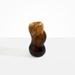 Dinosaur Designs Medium Valley Vase in Dark Horn Colour resin..