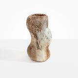 Dinosaur Designs Valley Vase in Cappuccino Colour resin..
