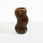 Dinosaur Designs Valley Vase in Dark Horn Colour resin