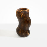 Dinosaur Designs Valley Vase in Dark Horn Colour resin