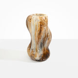 Dinosaur Designs Valley Vase in Light Horn Colour resin..