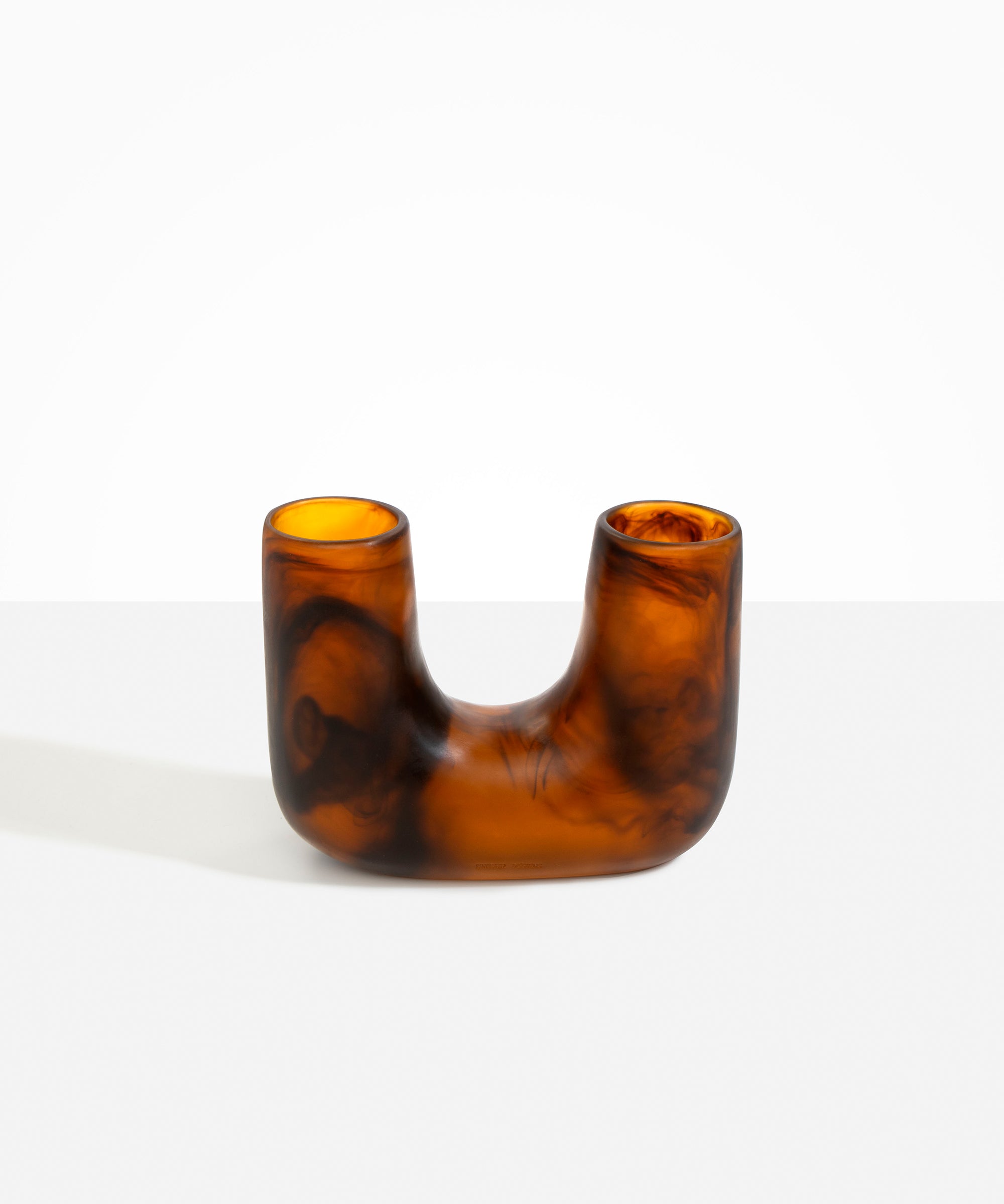 Dinosaur Designs Medium Branch Vase in Tortoise color resin