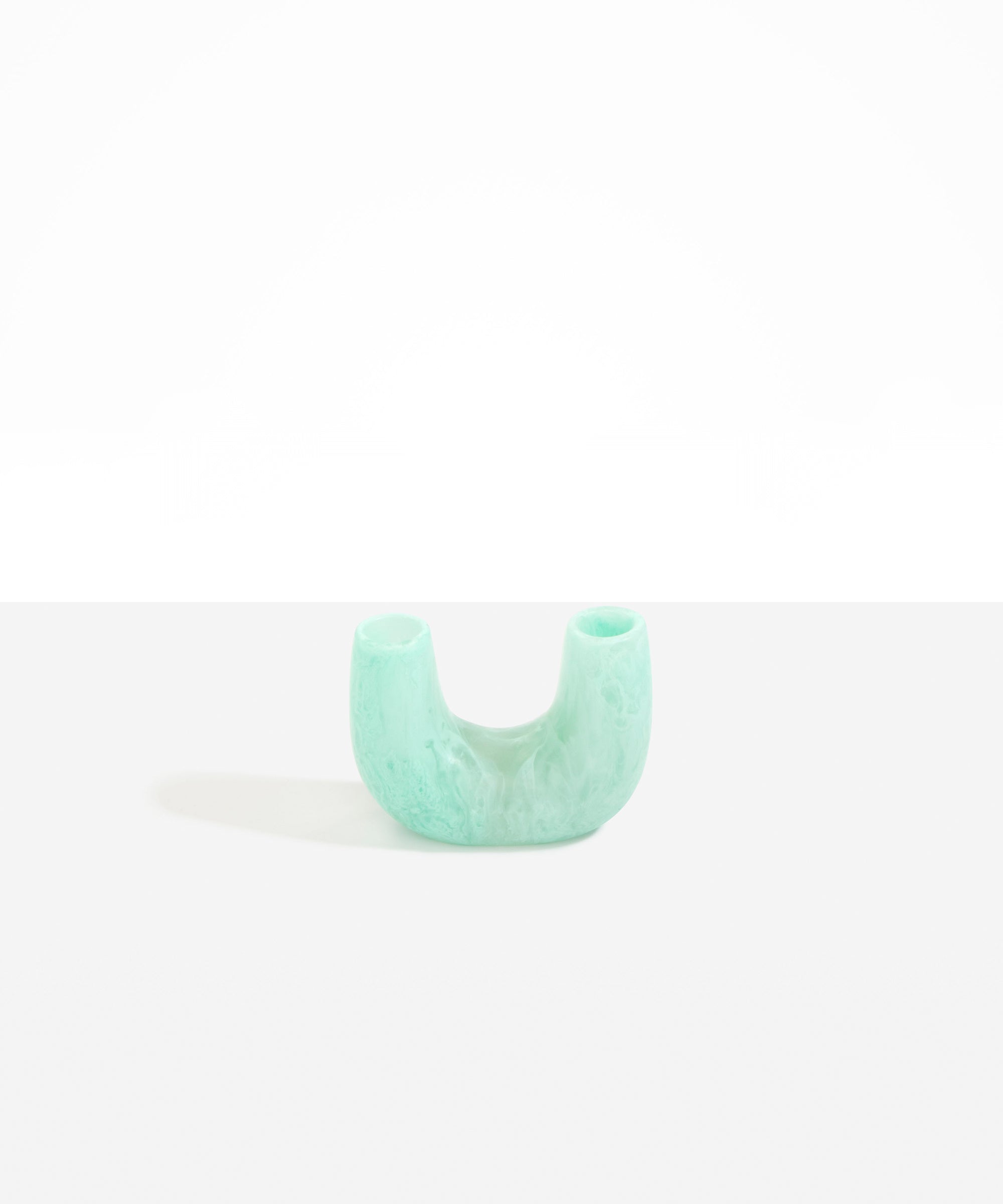Dinosaur Designs Mini Branch Vase in Mint color resin