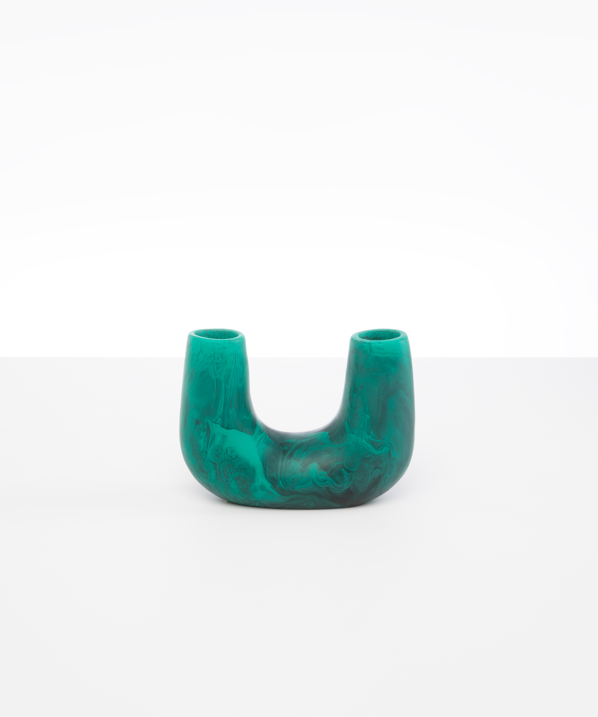Dinosaur Designs Small Branch Vase Vases in Mineral Swirl color resin